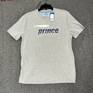 Prince Pickle Ball‎ Mens T-Shirt Size Small Gray Short Sleeve Crew Neck New